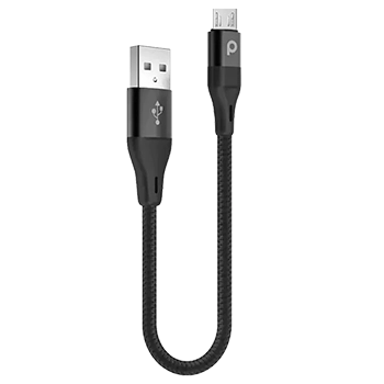 کابل شارژ تبدیل USB به میکرو یو اس بی Parmp طول 0.25 سانتی‌متر